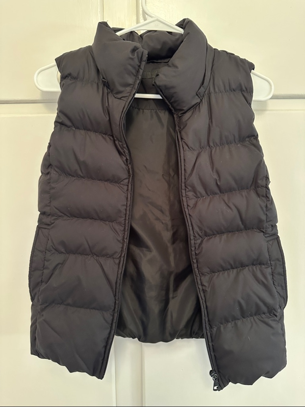 EUC Uniqlo Puff Tech Black Puffer Vest